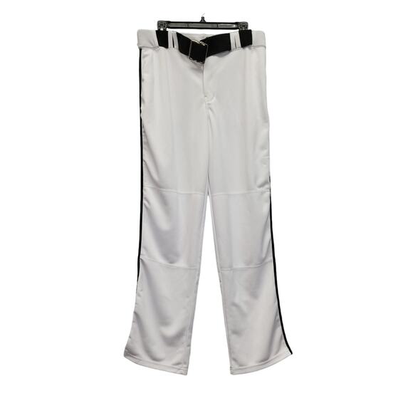Champro Other - Champro Mens Large 100% Polyester Belted Side Striped Athletic Baseball Pants